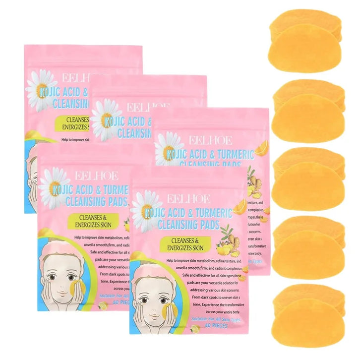 Turmeric Kojic Acid Facial Cleansing Pads