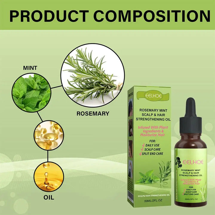 Batana Oil with Rosemary, Rosemary Mint Scalp  for Hair
