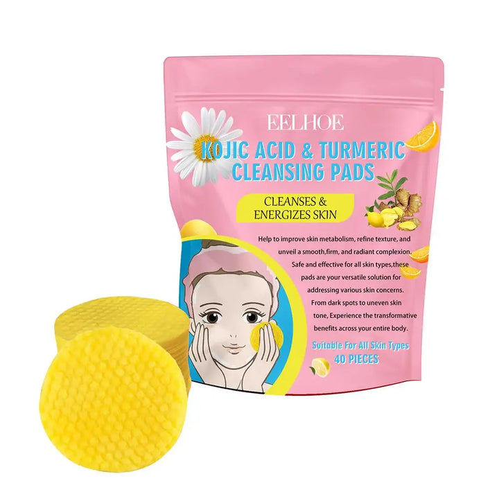 Turmeric Kojic Acid Facial Cleansing Pads