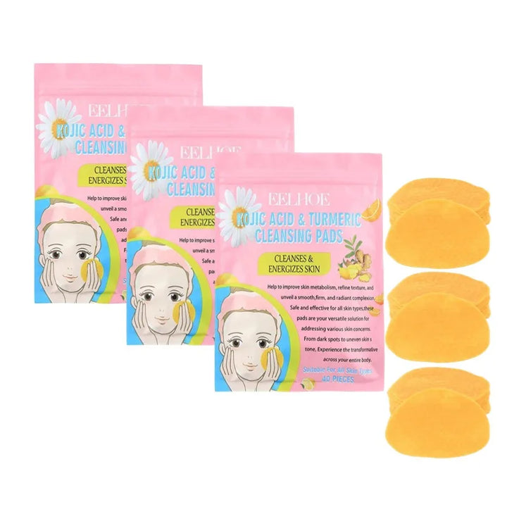 Turmeric Kojic Acid Facial Cleansing Pads