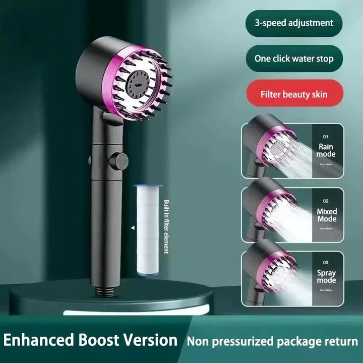 Shower Head Brush Massage and Filter